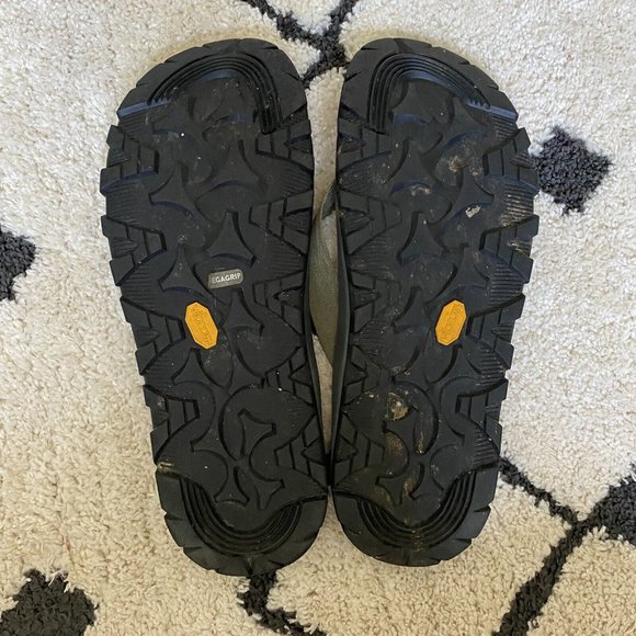 Merrell Lichen Breakwater Thong Flip Flops Sandals Green Size 13 J034357 Vibram - Picture 4 of 9